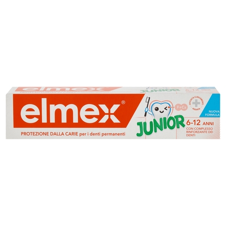 elmex dentifricio Junior bimbi, bambini 6-12 anni 75 ml